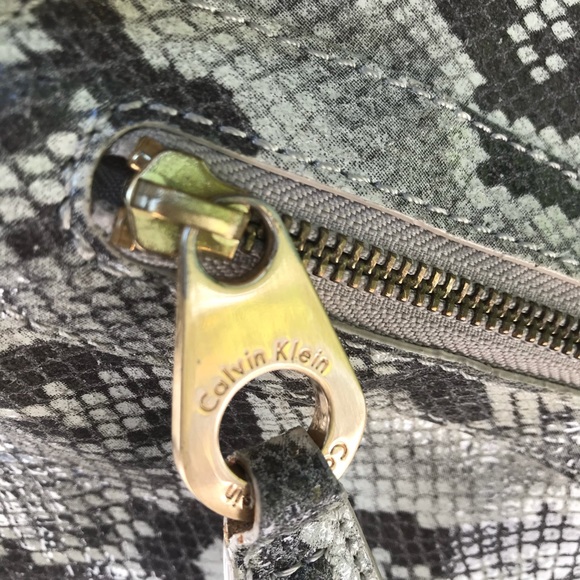 Calvin Klein Snakeskin Print Bag - Picture 4 of 13